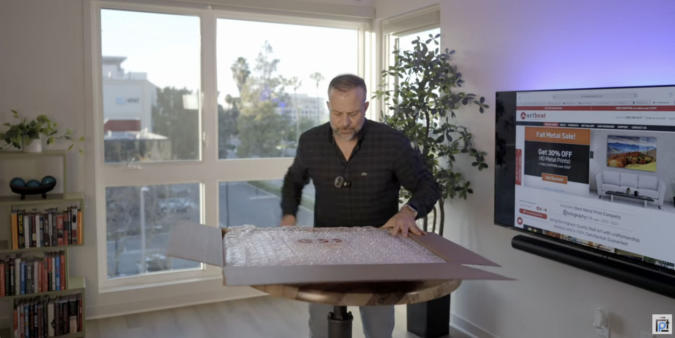 artbeat studios metal print review unboxing