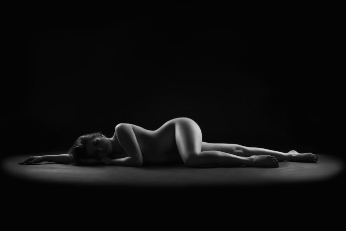 black and white nude art