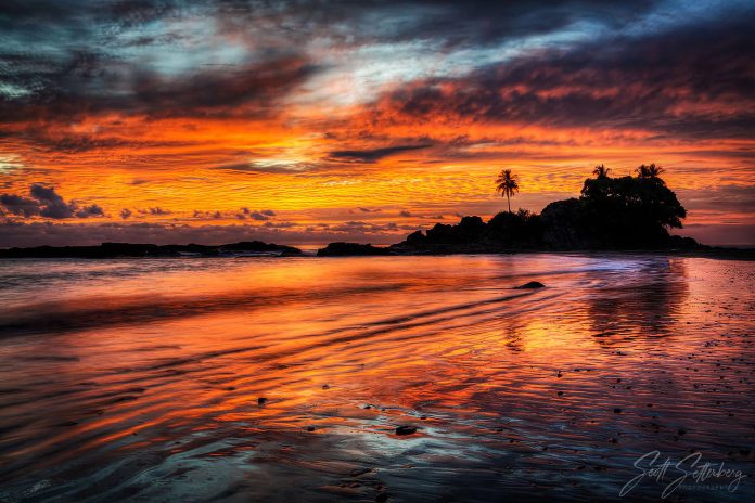 costa rica sunset