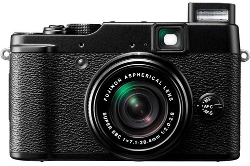 Fuji X-10 Front Flash up