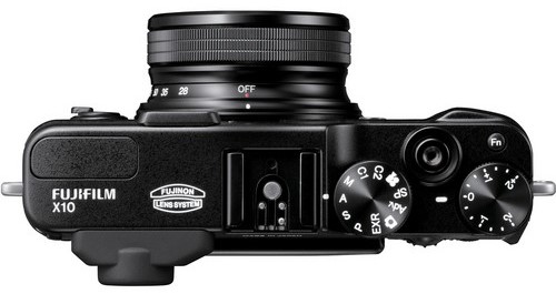 Fuji X-10 top short lens