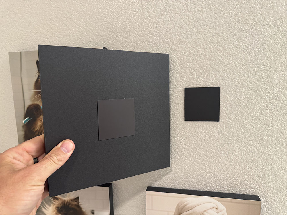 hanging mixtiles pet portraits