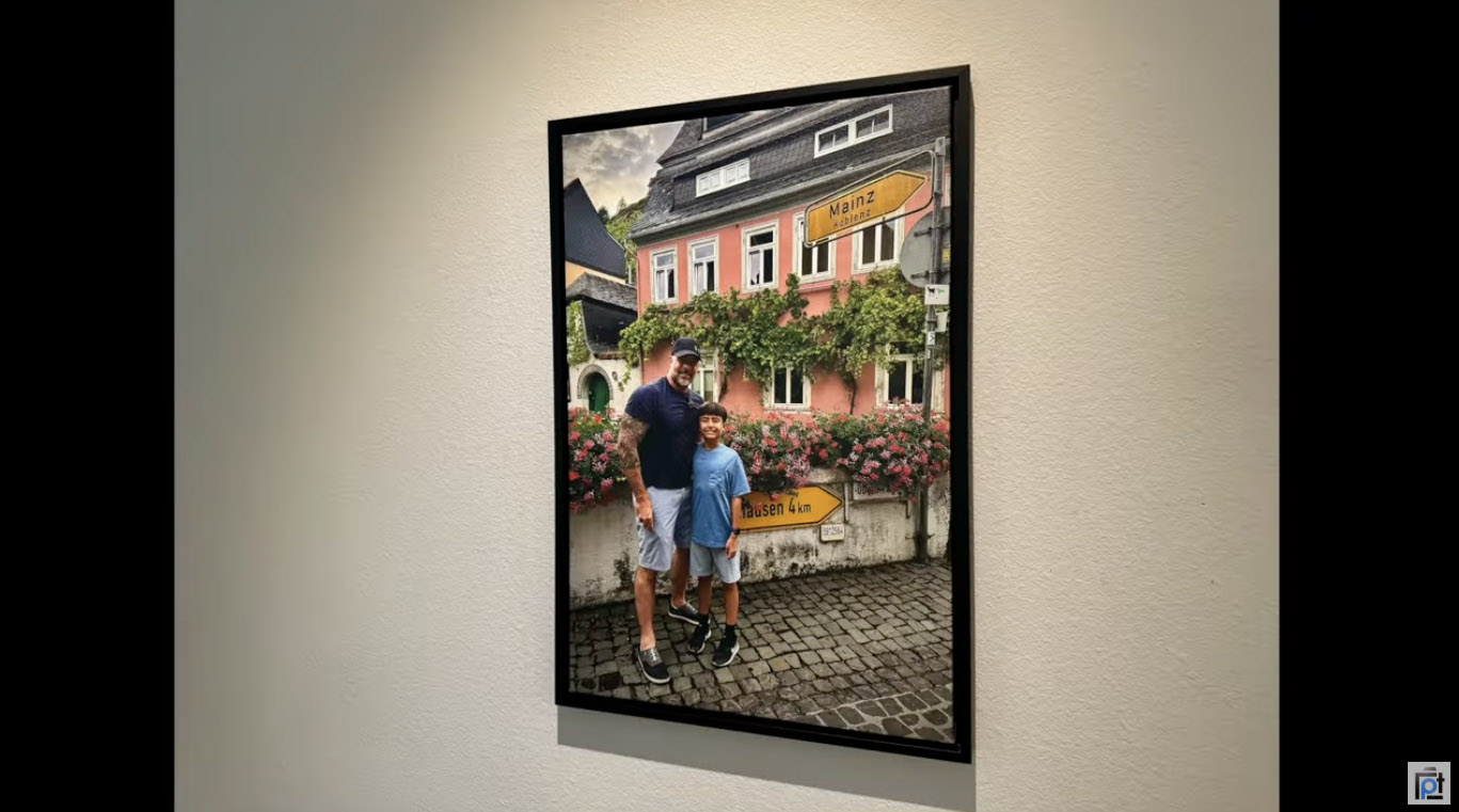 lumaprints canvas print on wall