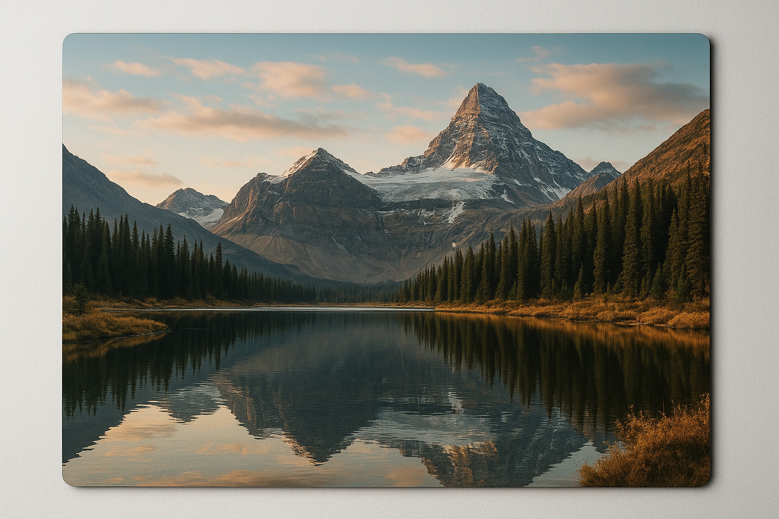 matte metal print