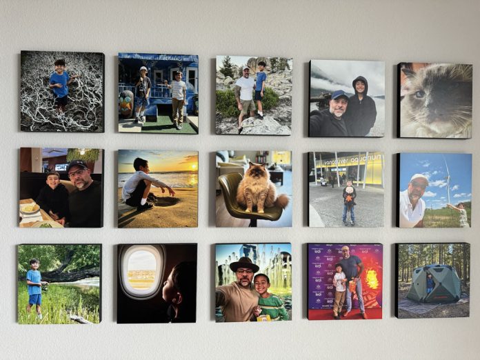 mixtiles display close up