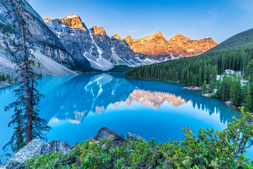 Moraine Lake in Alberta Canada