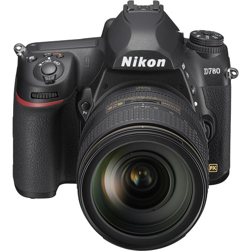 Nikon D780 front with lens