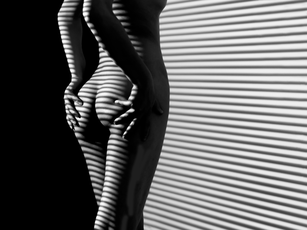 nude photography with light and shadows