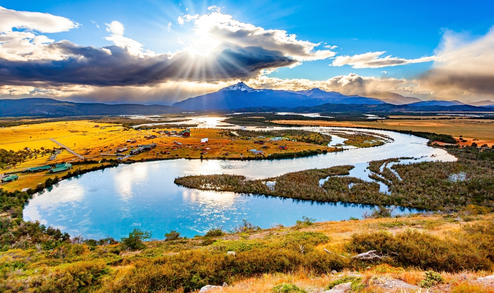 River Oxbows of the Serrano River in Chilean Patagonia